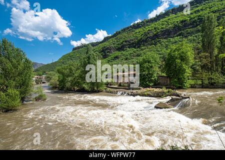 Armenien, Lorri region, Debed Tal, Alaverdi, Debed Fluss Stockfoto