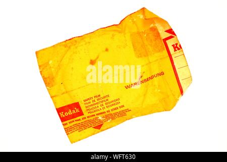 Jahrgang 1970 s KODAK Super 8-mm-Film von Kodak verarbeitet Stockfoto