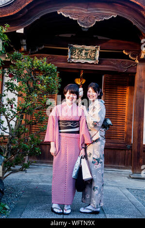 Eintritt in den Tempel in Kyoto, Japan. Stockfoto