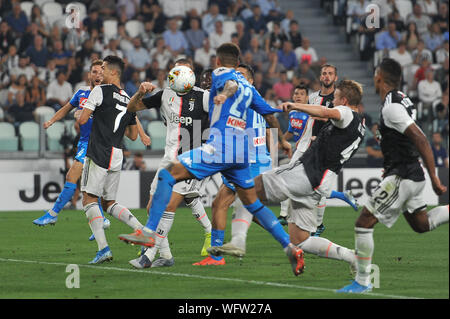 Giovanni Di Lorenzo (SSC Napoli) während der Serie A TIM Fußballspiel zwischen FC Juventus und SSC Napoli bei Allianz Stadion am 31 August, 2019 in Turin, Italien. Stockfoto