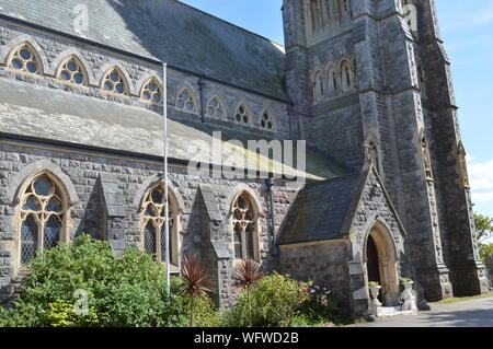 Unsere Liebe Frau, Hilfe der Christen & St Denis' Katholische Kirche, St Marychurch, Torquay, Devon, England Stockfoto