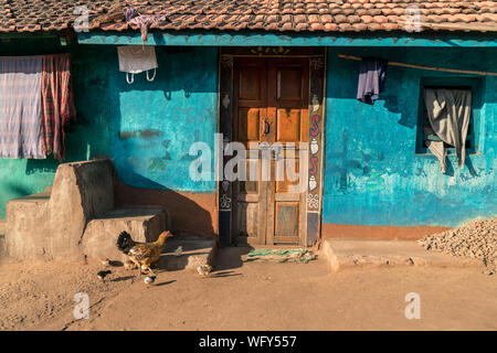 Street und fahren Fotos von Jeypore Odisha Indien genommen von Mary Catherine Messner für mctravelpics.com. Stockfoto