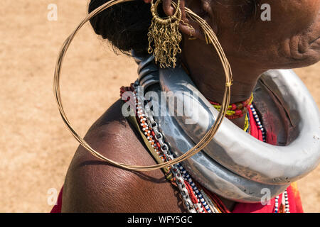 Street und fahren Fotos von Jeypore Odisha Indien genommen von Mary Catherine Messner für mctravelpics.com. Stockfoto