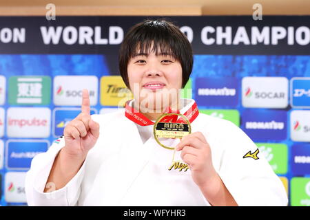 Nippon Budokan, Tokyo, Japan. 31 Aug, 2019. Akira Sone (JPN), 31. August 2019 - Judo: World Judo Championships Tokyo 2019 Pressekonferenz im Nippon Budokan, Tokyo, Japan. Credit: Naoki Nishimura/LBA SPORT/Alamy leben Nachrichten Stockfoto