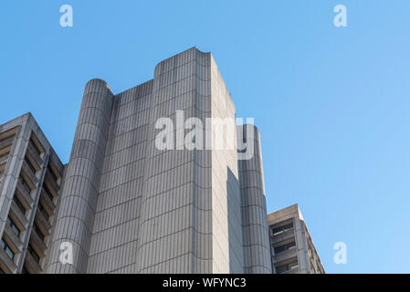 Brutalist entworfen, Rathaus, Stadt Sydney Rat Büros, Kent Street Sydney, Australien, gebaut im Jahr 1975 Architekten Ancher Mortlock und Woolley Stockfoto