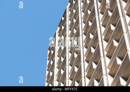 Brutalist entworfen, Rathaus, Stadt Sydney Rat Büros, Kent Street Sydney, Australien, gebaut im Jahr 1975 Architekten Ancher Mortlock und Woolley Stockfoto