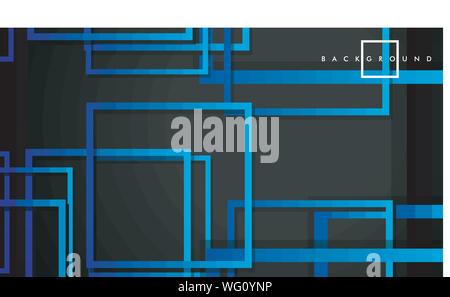 Vektor modernen abstrakten Quadrate Hintergründe. Mit einem schwarzen, grünen Farbverlauf. Eps 10 Vorlage Stock Vektor