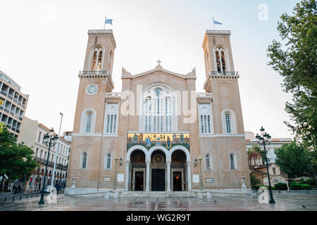 Metropolitan Kathedrale von Athen in Athen, Griechenland Stockfoto