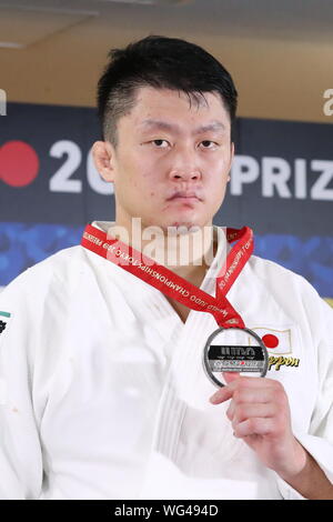 Nippon Budokan, Tokyo, Japan. 31 Aug, 2019. Harasawa Hisayoshi (JPN), 31. August 2019 - Judo: World Judo Championships Tokyo 2019 Pressekonferenz im Nippon Budokan, Tokyo, Japan. Credit: Naoki Nishimura/LBA SPORT/Alamy leben Nachrichten Stockfoto