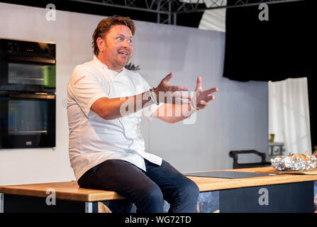 Bolton Essen und Trinken Festival - 26. August 2019. Bild zeigt Chef James Martin. Stockfoto