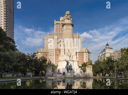 Plaza de España in Madrid Stockfoto