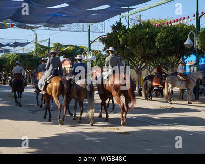 Messe von Málaga 2019. Andalusien, Spanien. Stockfoto