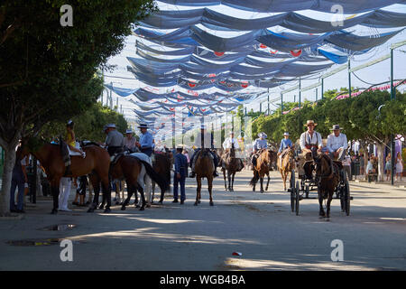 Messe von Málaga 2019. Andalusien, Spanien. Stockfoto