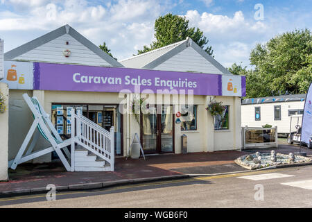 Haven Lakeland Freizeitpark, Moor Ln, Flookburgh, Grange-over-Sands, Cumbria, England, Großbritannien Stockfoto