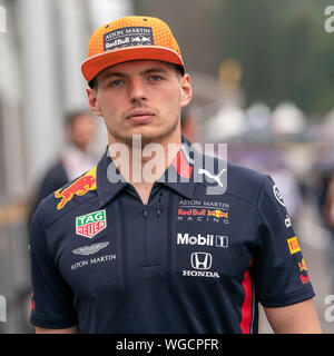 Spa, Belgien. 01 Sep, 2019. SPA - FIA Formel 1 Grand Prix von Belgien, Fußball, FIA Formel 1-Rennstrecke von Spa-Francorchamps, 01-09-2019, Max Verstappen Credit: Pro Schüsse/Alamy leben Nachrichten Stockfoto