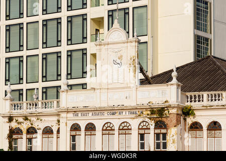 Der East Asiatic Company Gebäude ist eine seltene historische venezianische Architektur in Bangkok, Thailand Stockfoto