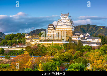 Himeji, Japan Himeji Castle in die Herbstsaison. Stockfoto