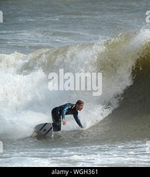 Gower surfen Stockfoto