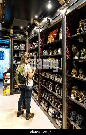Harry Potter und Fantasy-Geschäft House of Spells, London, Großbritannien Stockfoto