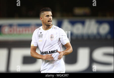 WAREGEM, Belgien - 01 September: Kevin Mirallas von Antwerpen während der Jupiler Pro League Spieltag 6 zwischen Zulte Waregem und Royal Antwerpen FC am 01 September, 2019 in Waregem, Belgien. (Foto von Vincent Van Doornick/Isosport) Credit: Pro Schüsse/Alamy leben Nachrichten Stockfoto