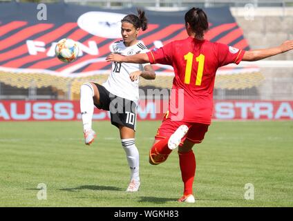 Kassel, Deutschland. 31 Aug, 2019. firo: 2019/2020 31.08.2019 Fußball, Frauen, Damen. Em-Qualifikation, Nationalmannschaft Deutschland - Montenegro 10:0 Duelle, Dzsenifer Marozsan | Verwendung der weltweiten Kredit: dpa/Alamy leben Nachrichten Stockfoto