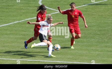 Kassel, Deutschland. 31 Aug, 2019. firo: 2019/2020 31.08.2019 Fußball, Frauen, Damen. Em-Qualifikation, Nationalmannschaft Deutschland - Montenegro 10:0 Duelle, Svenja Huth | Verwendung der weltweiten Kredit: dpa/Alamy leben Nachrichten Stockfoto