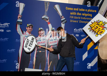 TOWCESTER, VEREINIGTES KÖNIGREICH. 01 Sep, 2019. Motor Racing Fonds sind, genießen Sie den Sonntag Rennen der FIA World Endurance Championship mit 4 Stunden Silverstone Silverstone Circuit am Sonntag, September 01, 2019 in TOWCESTER, ENGLAND. Credit: Taka G Wu/Alamy leben Nachrichten Stockfoto