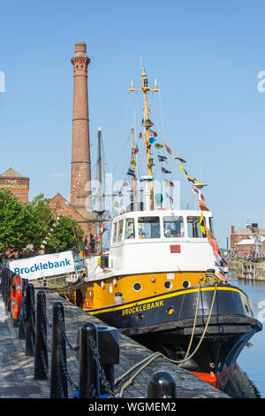 Brocklebank Tug Boat Museum, Canning Dock, Liverpool Waterfront, Liverpool, Merseyside, England, Vereinigtes Königreich Stockfoto