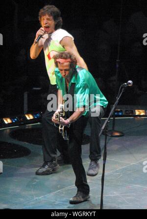 Mick Jagger, Keith Richards, 2002, Foto von John Barrett/PHOTOlink Stockfoto