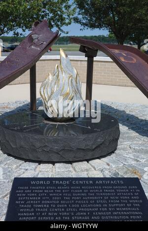 September 11, 2001 Denkmal am Air Mobility Command Museum, Dover AFB, Dover, Delaware. Stockfoto