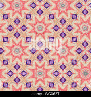 Interessante Formen schaffen eine schöne, symmetrisches Design Pattern, die nahtlos gefliest werden kann Stockfoto