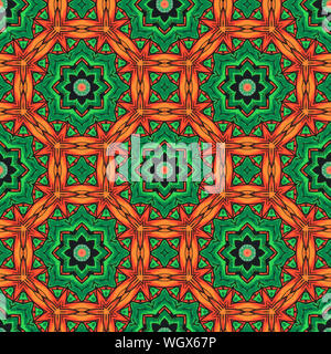 Interessante Formen schaffen eine schöne, symmetrisches Design Pattern, die nahtlos gefliest werden kann Stockfoto