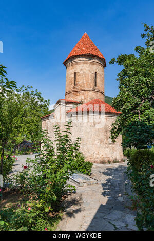 Alten Albanischen Kirche in der Kis Dorf, die Stadt von scheki Stockfoto