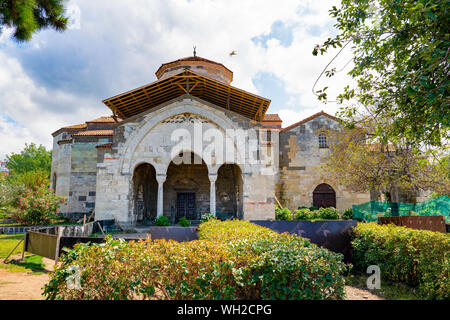 Trabzon/Türkei - 08. August 2019: Die Kirche von Ayasofya (Hagia Sophia) in Trabzon, Türkei Stockfoto