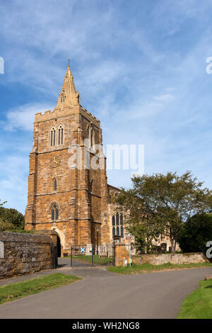 St Andrews Kirche im Dorf Lyddington, Rutland, England, Großbritannien Stockfoto