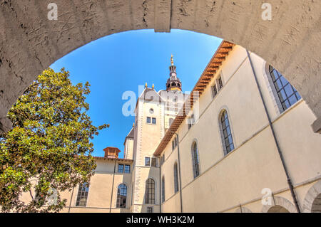 Lyon, das historische Zentrum, HDR-Bild Stockfoto