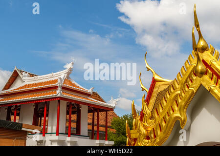 Wat Ratchanatdaram, buddhistische Tempel (Wat) in Bangkok, Thailand Stockfoto