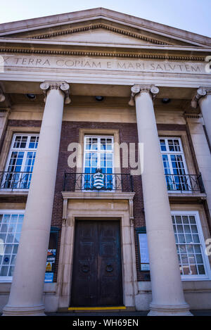 Fassade des Rathauses, Worthing, West Sussex, England, Großbritannien Stockfoto