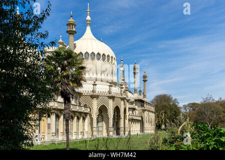 BRIGHTON, Sussex/UK - 31. August: Blick auf den Royal Pavilion in Brighton, Sussex am 31. August 2019 Stockfoto