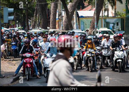 Beliebtes Verkehrsmittel, Ho Chi Minh City, Vietnam Stockfoto