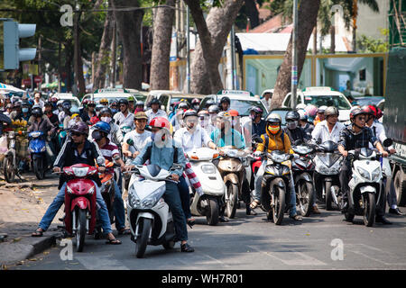 Beliebtes Verkehrsmittel, Ho Chi Minh City, Vietnam Stockfoto