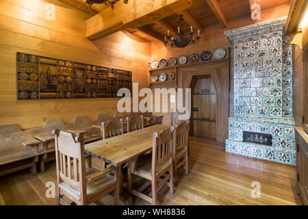 Ukrainische Zimmer in der Kathedrale von Lernen auf dem Campus der Universität von Pittsburgh in Pittsburgh, Pennsylvania Stockfoto