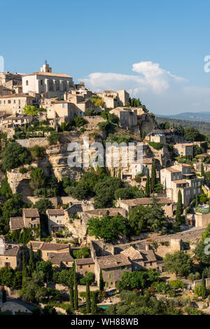 Gordes das am meisten besuchte Dorf in der Provence Frankreich Stockfoto