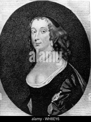 Gräfin von Rochester. Die Mutter von John Wilmot, zweite Earl of Rochester (1647-1680). Von Lord Rochester Monkey von Graham Greene, Seite 163.. . . Stockfoto