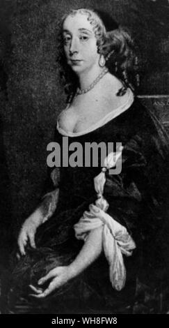 Alte Dame Rochester. Die Mutter von John Wilmot, zweite Earl of Rochester (1647-1680). Von Lord Rochester Monkey von Graham Greene, Seite 163.. . Stockfoto