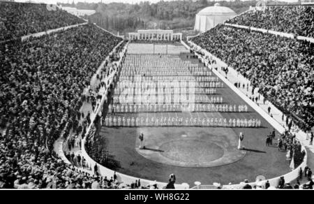 Athen Stadion 1906. . . Stockfoto