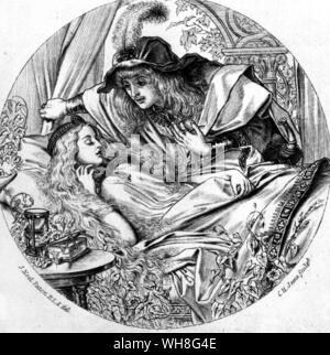 Sleeping Beauty. Das klassische Märchen von Iona und Peter Opie, Seite 91. Stockfoto