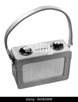 Philips Tragbares Radio, 1950. Stockfoto