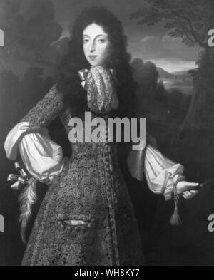 Königin Maria von Modena Königin von James II. geboren 1658 verheiratet 1673 starb 1718 Stockfoto