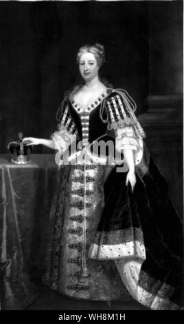 Caroline von Brandenburg-Ansbach Königin zu George II geboren 1683 verheiratet 1705 starb 1737 Stockfoto